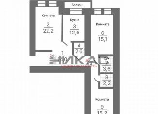 Продам квартиру свободная планировка, 92.7 м2, Ярославль, проспект Ленина, 28А