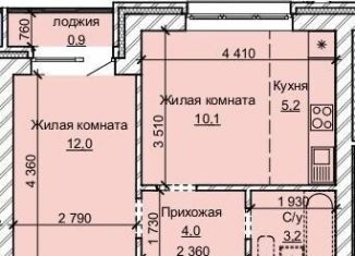 Продажа 2-комнатной квартиры, 35.4 м2, Барнаул