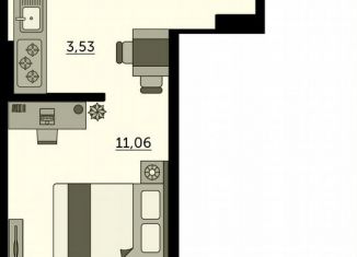 Продается квартира студия, 29.3 м2, Ростов-на-Дону, улица Ларина, 45с11