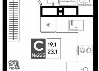 Продам квартиру студию, 23.1 м2, Краснодарский край