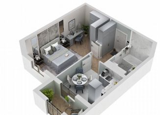 Продаю 1-комнатную квартиру, 40.3 м2, Крым