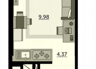 Продаю квартиру студию, 28 м2, Ростов-на-Дону