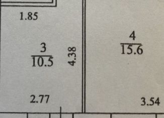 Продажа однокомнатной квартиры, 38.5 м2, Тольятти, улица Полякова, 28Б