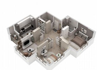 Продажа 3-ком. квартиры, 79.9 м2, Крым, улица Крымской весны, 42