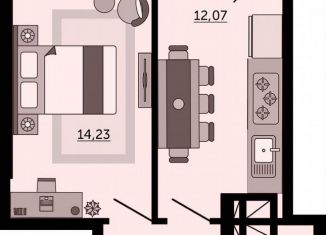 Продается однокомнатная квартира, 37.7 м2, Ростов-на-Дону