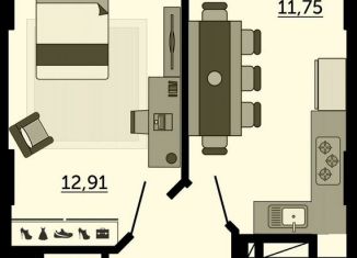 Продаю однокомнатную квартиру, 39.6 м2, Ростов-на-Дону, улица 23-я Линия, 54с4