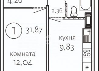 Продажа 1-комнатной квартиры, 32 м2, Челябинск, улица Маршала Чуйкова, 28