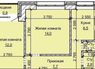 Продается 2-ком. квартира, 44.9 м2, Барнаул