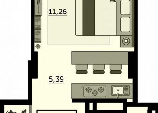 Продам квартиру студию, 28.8 м2, Ростов-на-Дону, проспект Михаила Нагибина, 10/114