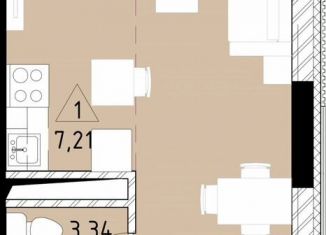 Продается квартира студия, 31 м2, Московская область