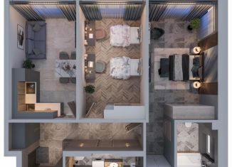 Продается 2-комнатная квартира, 70.3 м2, Казань