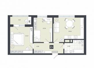 Продается 2-комнатная квартира, 69.8 м2, Тобольск, переулок Радищева, 17