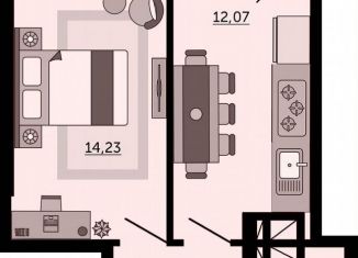 Продажа 1-ком. квартиры, 37.7 м2, Ростов-на-Дону, Кировский район