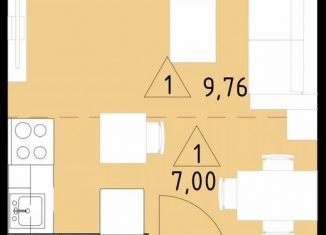 Продается квартира студия, 25.4 м2, Московская область