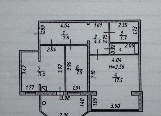 Продам двухкомнатную квартиру, 57.6 м2, Ставрополь, улица Доваторцев, 84/1