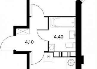 Продам 1-комнатную квартиру, 42.1 м2, Ростов-на-Дону