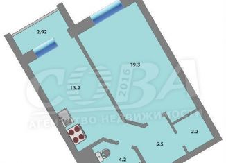 Сдам в аренду 1-комнатную квартиру, 45 м2, Тюмень, улица Червишевский Тракт, 60