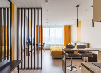 Аренда квартиры студии, 27.9 м2, Москва, 1-я улица Леонова, 18, метро Ботанический сад