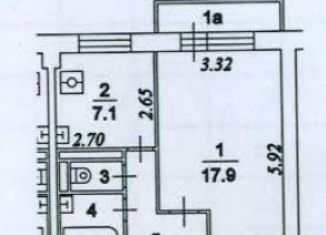 1-комнатная квартира на продажу, 32.9 м2, Москва, проспект Мира, 114Б, Алексеевский район