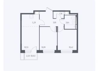 Продам 3-ком. квартиру, 50 м2, поселение Рязановское, жилой комплекс Алхимово, к7