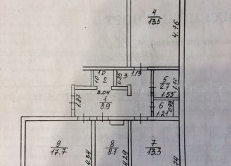 Продажа трехкомнатной квартиры, 67.2 м2, Слюдянка, улица Ленина, 24