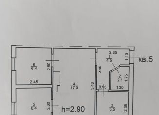 Продаю 3-ком. квартиру, 41.9 м2, Светлоград, улица Кирова, 19