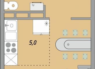 Продам однокомнатную квартиру, 23 м2, Оренбург, жилой комплекс Осенний Лист, 1