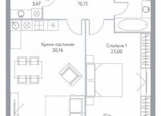 Продаю двухкомнатную квартиру, 74.6 м2, Москва, проспект Мира, 95, Останкинский район