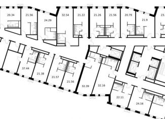 Продам квартиру студию, 21.6 м2, Санкт-Петербург, проспект Энергетиков, 6к2, муниципальный округ Малая Охта