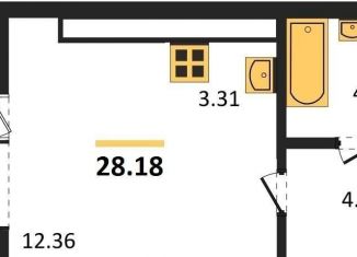 Продаю квартиру студию, 28.2 м2, Новосибирск, Красный проспект, 167/3, ЖК Расцветай на Красном