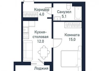 Продается однокомнатная квартира, 36.2 м2, Челябинская область