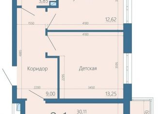 Продам двухкомнатную квартиру, 57.3 м2, Ростовская область, Буйнакская улица, 7