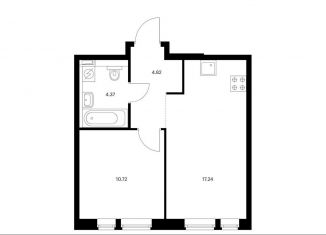 Продается 1-ком. квартира, 37.2 м2, Москва, Берёзовая аллея, 17к2, ЖК Грин Парк