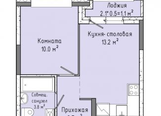 Однокомнатная квартира на продажу, 30.7 м2, Ижевск, жилой комплекс Скандинавия, 11, ЖК 4 Столицы