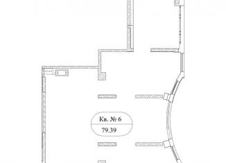 Трехкомнатная квартира на продажу, 79.4 м2, Москва, улица Маршала Рыбалко, 2к4, ЖК Маршал