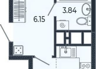 Продажа 2-комнатной квартиры, 41.6 м2, Краснодар, Адмиралтейский бульвар, 1, микрорайон Россинского