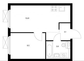 Продажа 1-ком. квартиры, 32.2 м2, Москва, метро Волгоградский проспект