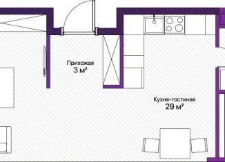 Однокомнатная квартира на продажу, 36 м2, Москва, Новоясеневский проспект, 3В, район Ясенево