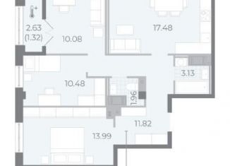 Продам трехкомнатную квартиру, 70.3 м2, Санкт-Петербург, ЖК Нева Резиденс