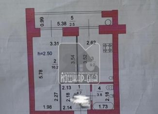 Продам 1-комнатную квартиру, 37 м2, село Семёновка, Интернатская улица, 5А, ЖК Каштаны