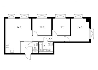 Продам 3-комнатную квартиру, 74.1 м2, Москва, метро Свиблово