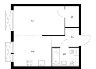 Продажа 1-комнатной квартиры, 34.1 м2, Москва, метро Свиблово