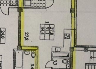 Продаю квартиру студию, 35 м2, Ставрополь, улица Доваторцев, 77к1, микрорайон № 33