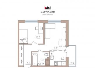 Продается 2-комнатная квартира, 41 м2, Петрозаводск, улица Луначарского, 32, район Зарека