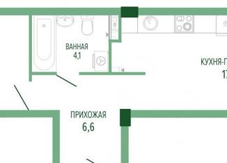 Продам 1-комнатную квартиру, 44 м2, Краснодар, Прикубанский округ