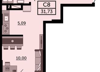 Продам квартиру студию, 31.4 м2, Ростов-на-Дону, улица 23-я Линия, 54с12, ЖК Город у Реки