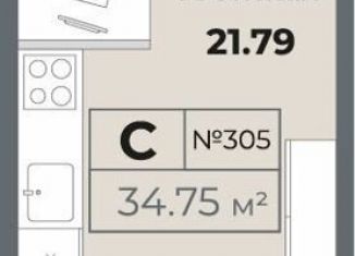 Продаю квартиру студию, 34.1 м2, Санкт-Петербург, метро Лиговский проспект, Лиговский проспект, 127