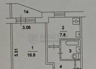 Однокомнатная квартира на продажу, 32 м2, Москва, САО, Кронштадтский бульвар, 30к2