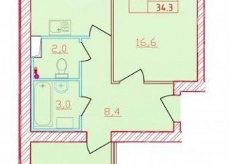 2-комнатная квартира на продажу, 60 м2, Всеволожск, Северная улица, 20