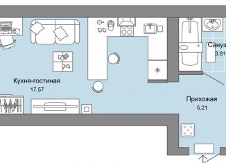 Продажа квартиры студии, 27 м2, Кировская область